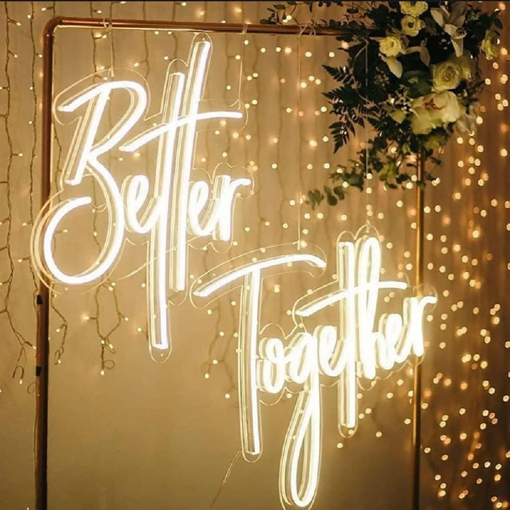 Better Together Neon Sign USB  – Lighting Decoration Wedding recenzja i cena