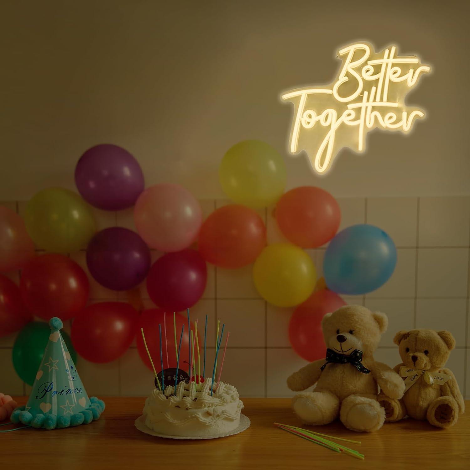 Better Together Neon Sign USB  – Lighting Decoration Wedding recenzja i cena