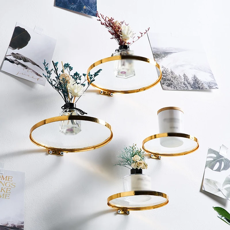 Round Wall Hanging Iron & Glas – Lighting Metal Wall Decor recenzja i cena