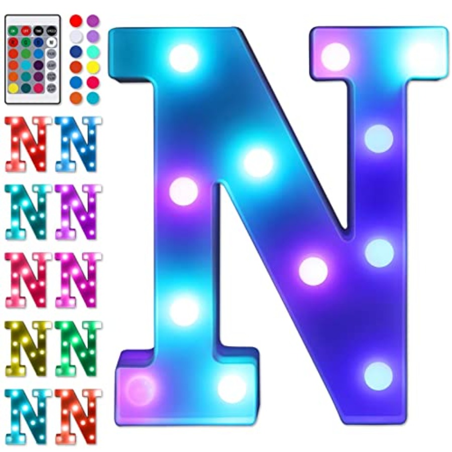 ful LED Letter Lights with Rem – Light Up Letters Marquee recenzja i cena