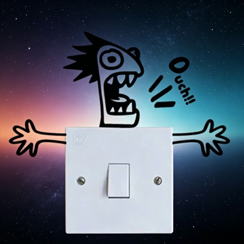 Funny Shock Monster Metal Swit – Lighting Metal Wall Decor recenzja i cena