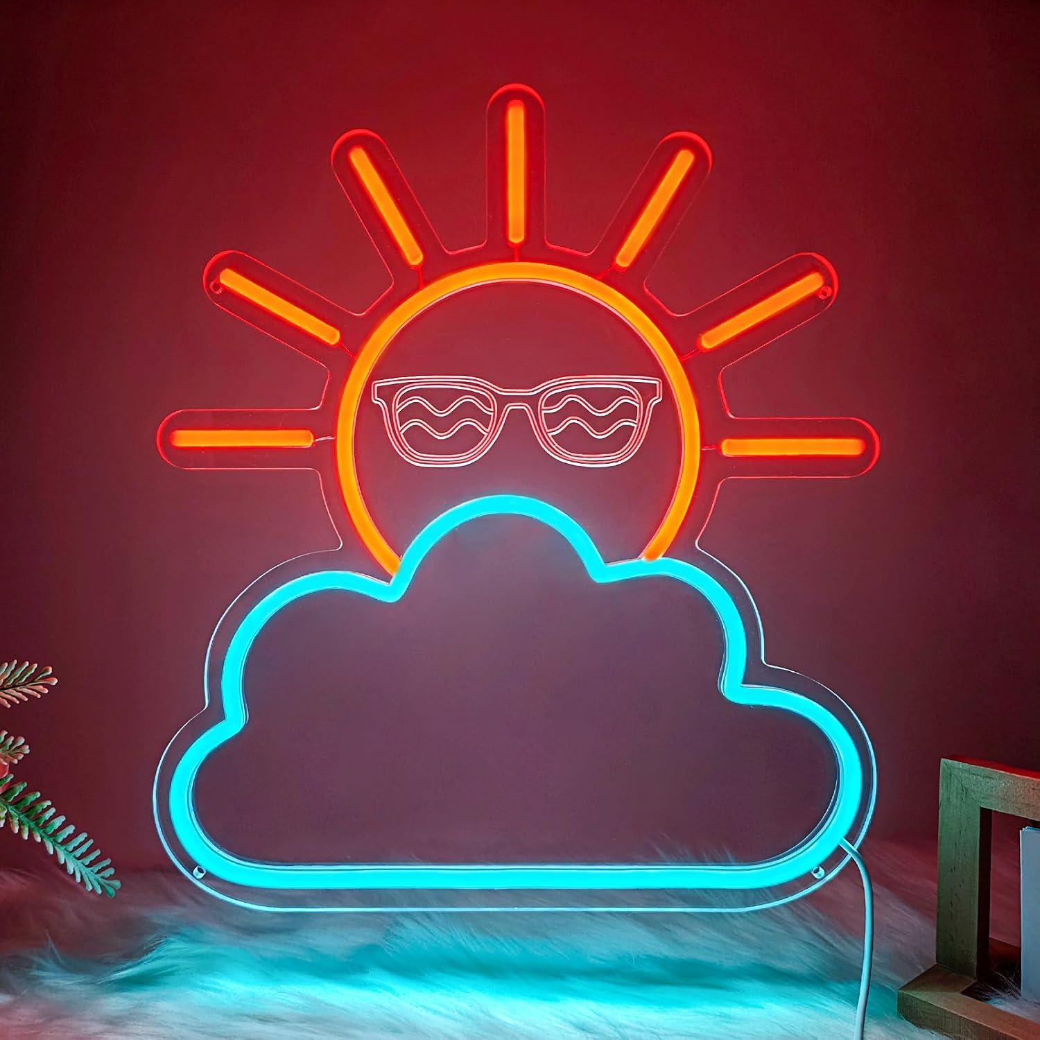 Sunrise Sunset Neon Sign USB P – Lighting Decor In Room recenzja i cena