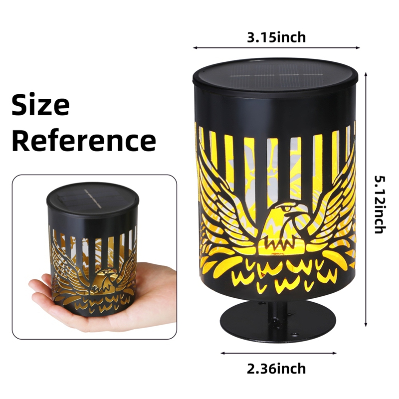 2 Pack Solar Fence Lights Meta – Lighting Metal Wall Decor recenzja i cena