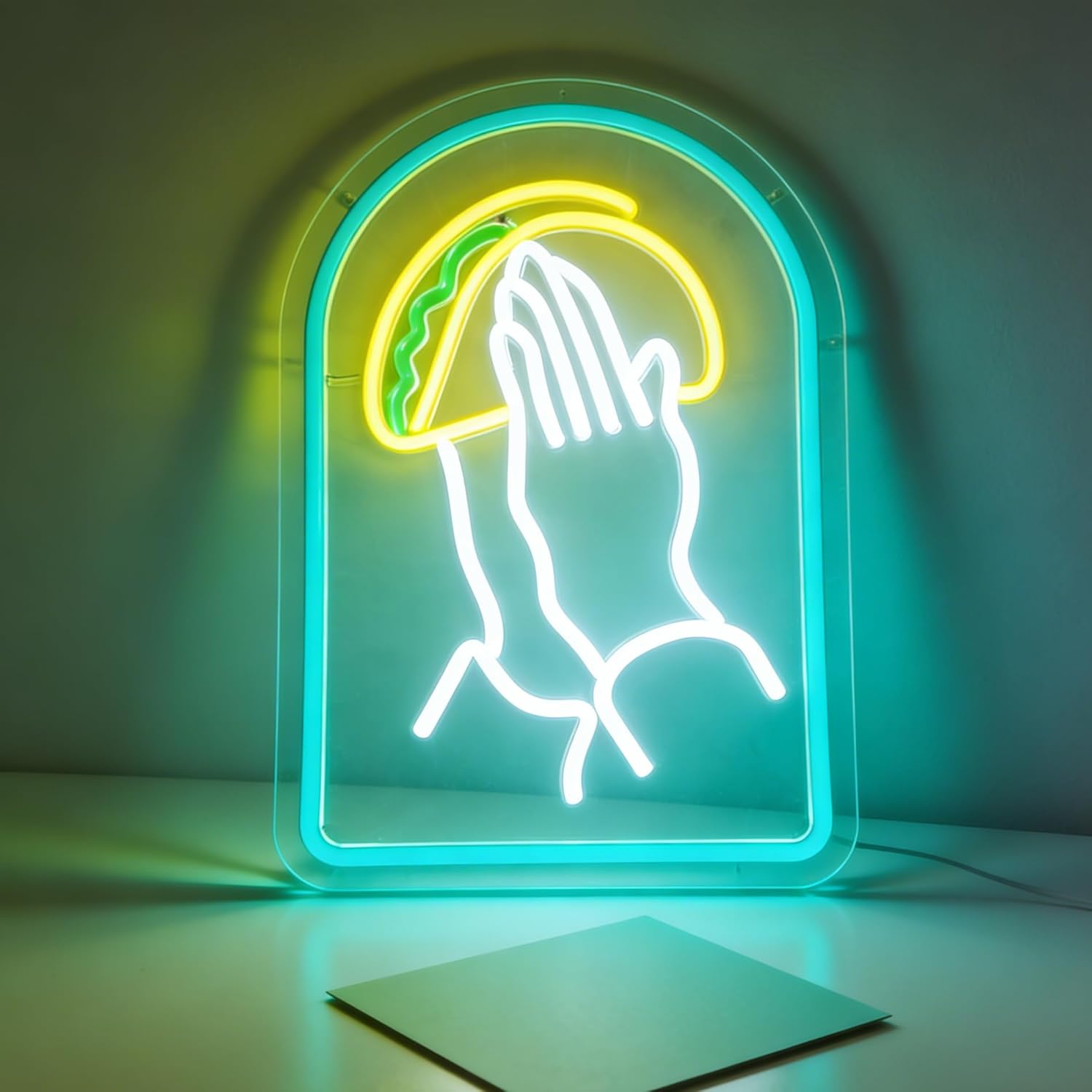 Taco LED Neon Sign LED Wall Li – Outdoor Lighting Decor Ideas recenzja i cena