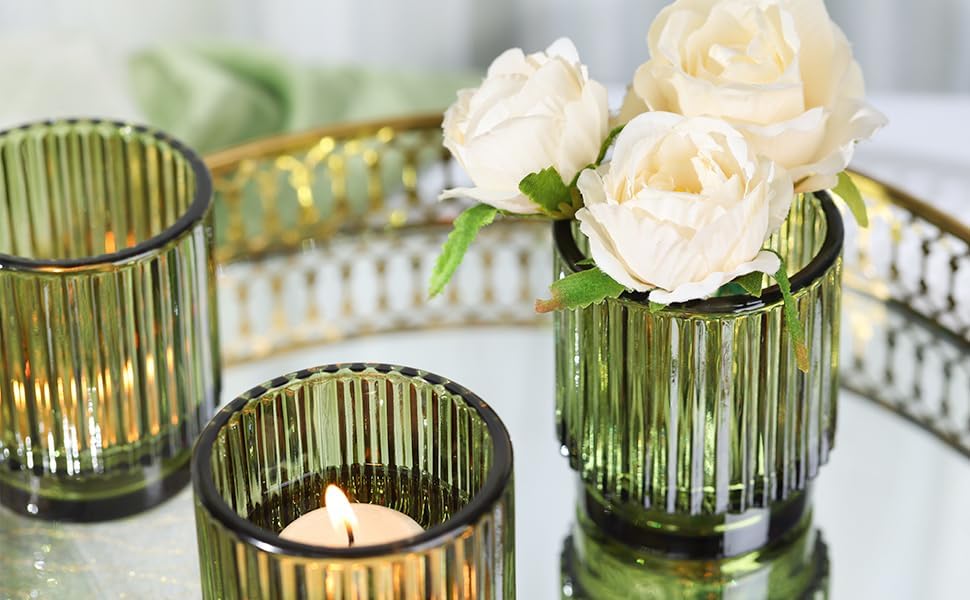 8pcs Green Votive Candle Holde – Lighting Decoration Wedding recenzja i cena