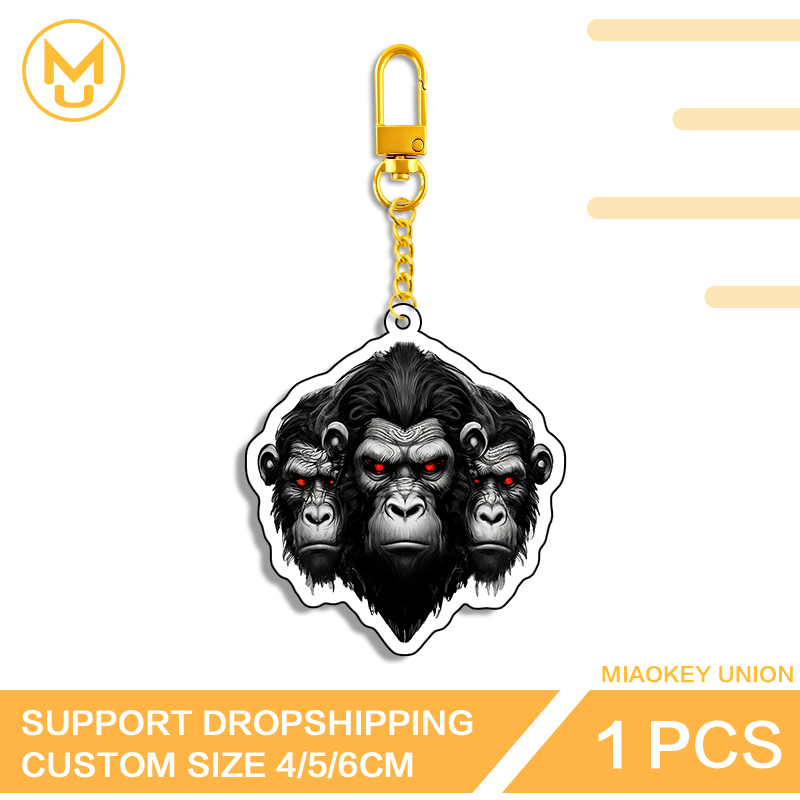 Three Chimpanzee Heads Keyring – Union Lighting & Decor Hours recenzja i cena