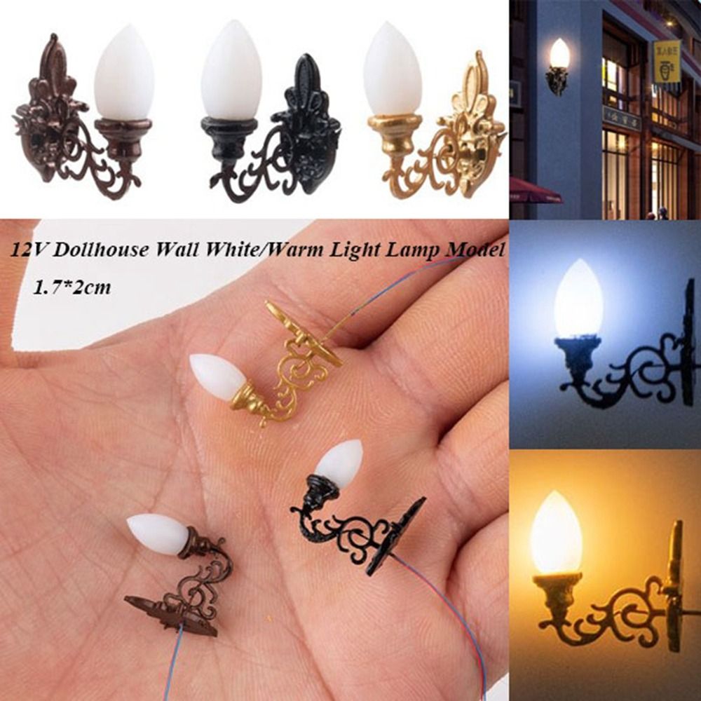 New 1.7*2cm Dollhouse Wall Lam – Lighting Metal Wall Decor recenzja i cena