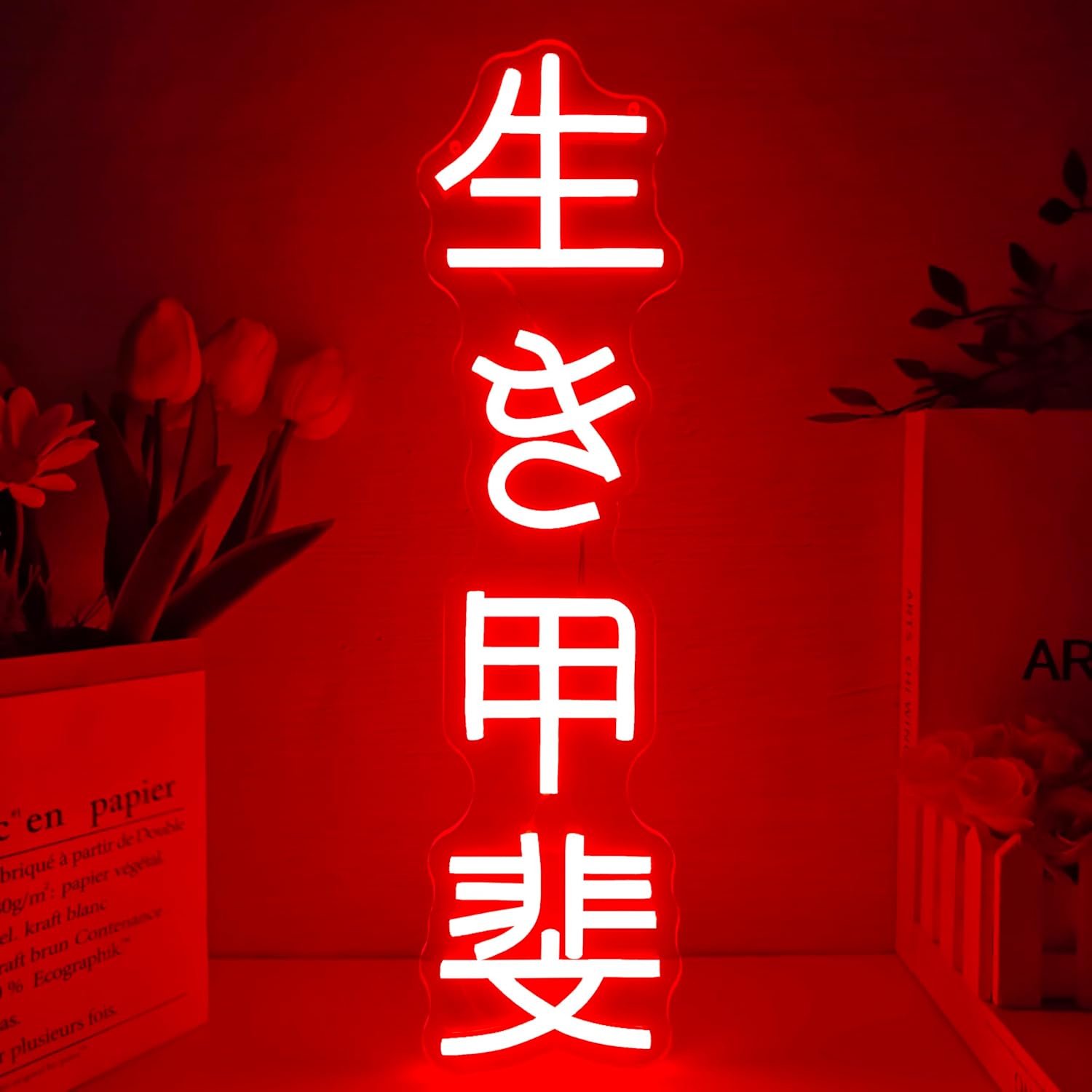 Japanese Birthday Ikigai Neon  – Lighting Decor In Room recenzja i cena