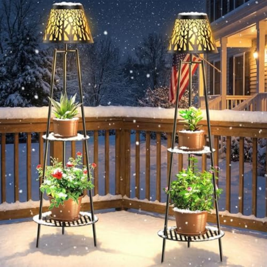 2 Pack Outdoor Solar Floor Lam – Lighting Decoration Outdoor recenzja i cena
