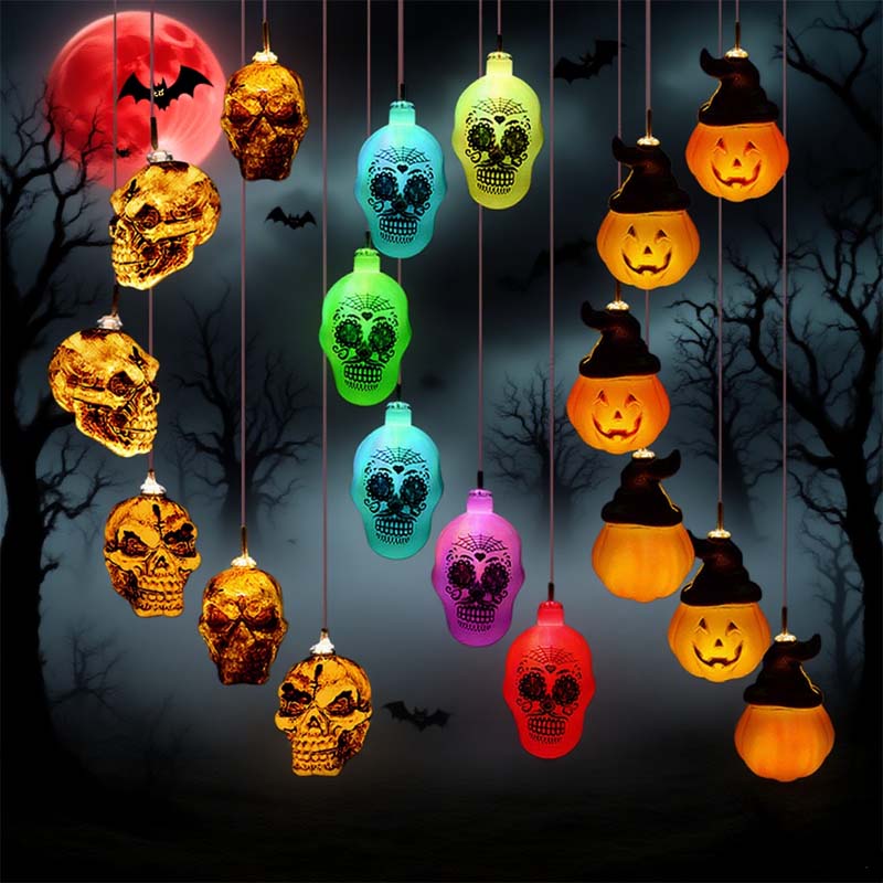 Halloween Solar Skull Ghost St – Lighting Decor For House recenzja i cena