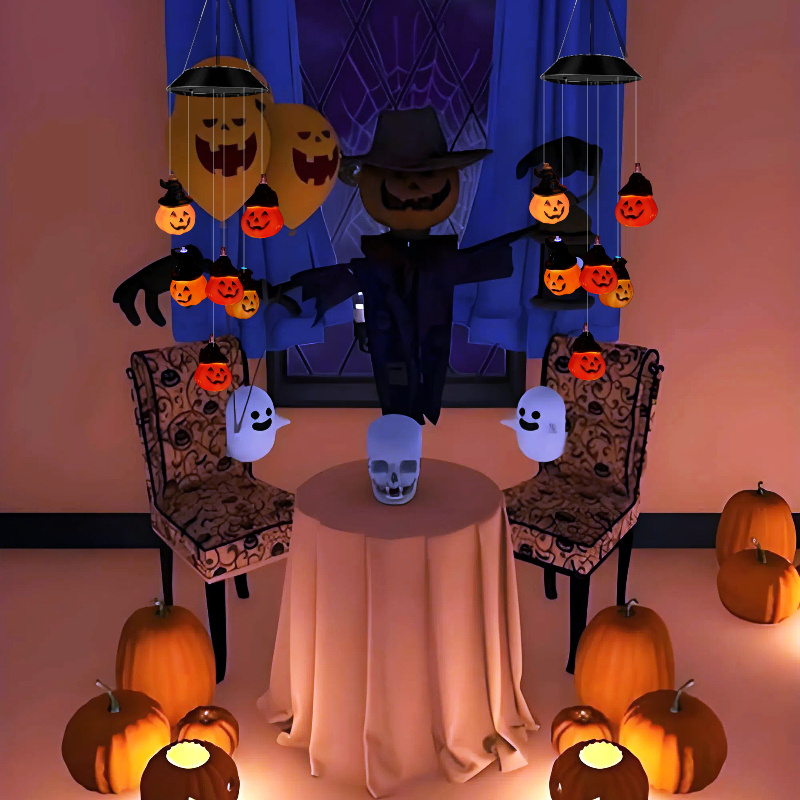 Halloween Solar Skull Ghost St – Lighting Decor For House recenzja i cena