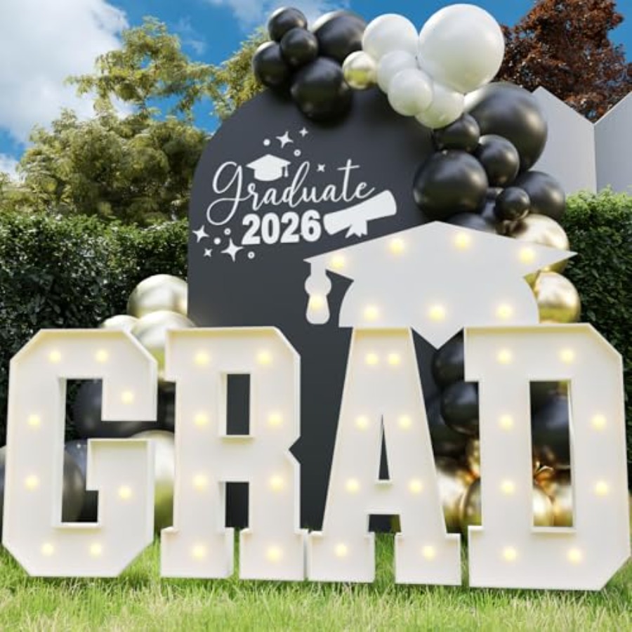 Graduation Decorations 2026, 2 – Light Up Letters Marquee recenzja i cena