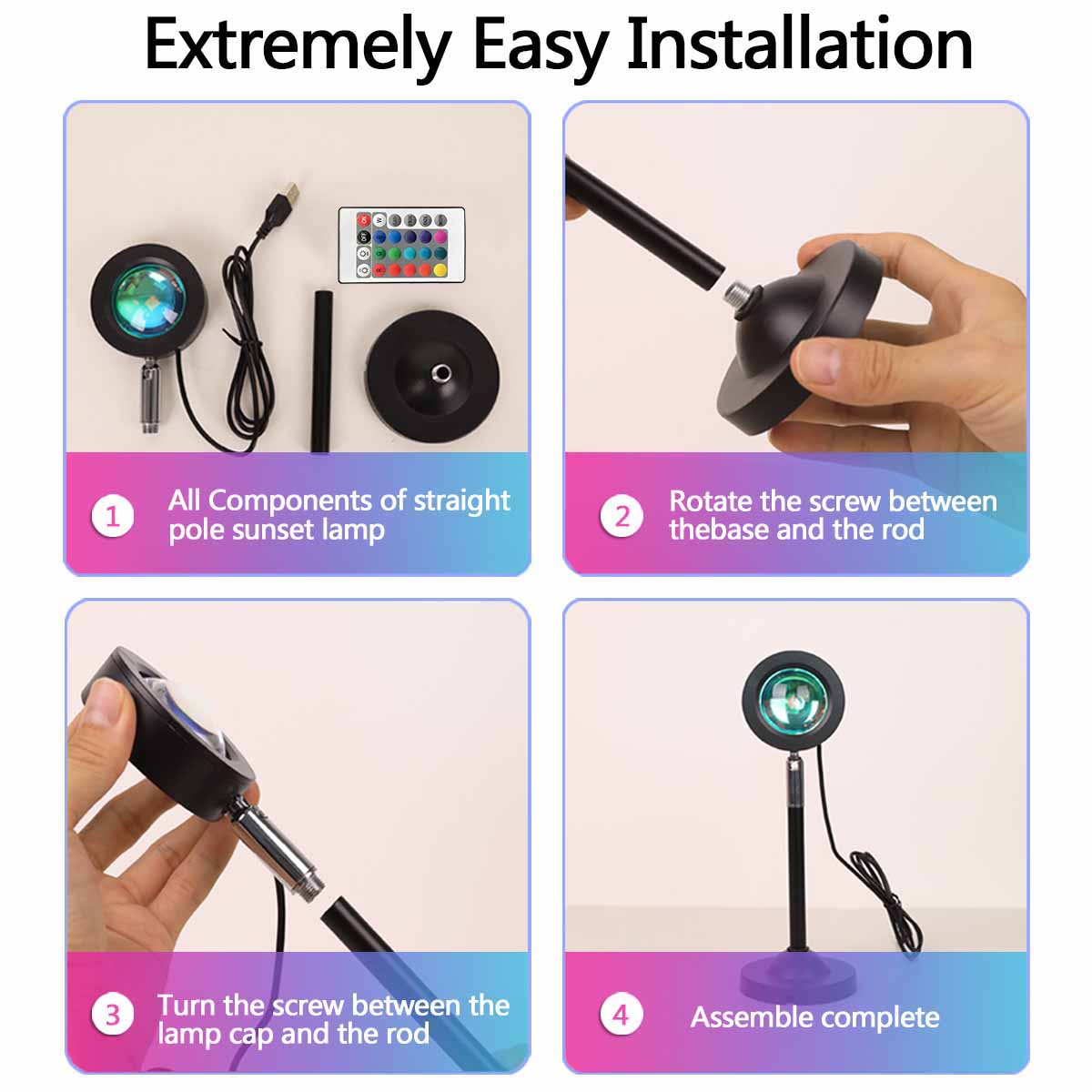 Sunset projection light remote – Sunset Lamp Projection recenzja i cena