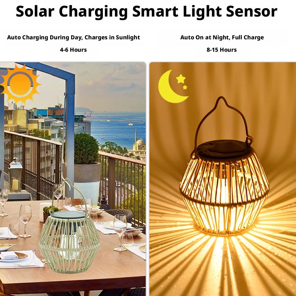 IP65 Waterproof Solar Rattan L – Lighting Decoration Outdoor recenzja i cena