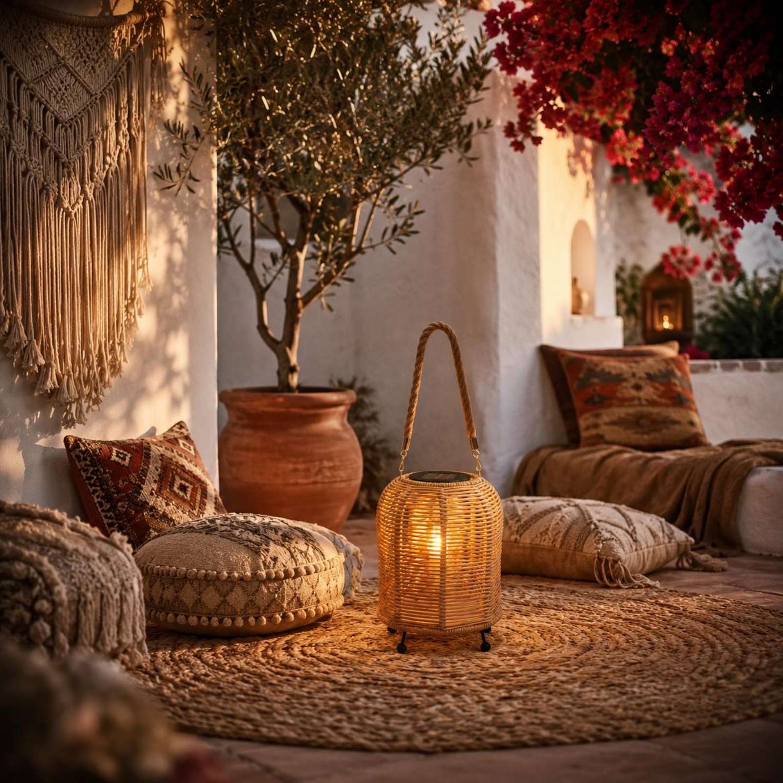 Handwoven Solar Lantern Warm L – Lighting Decoration Outdoor recenzja i cena