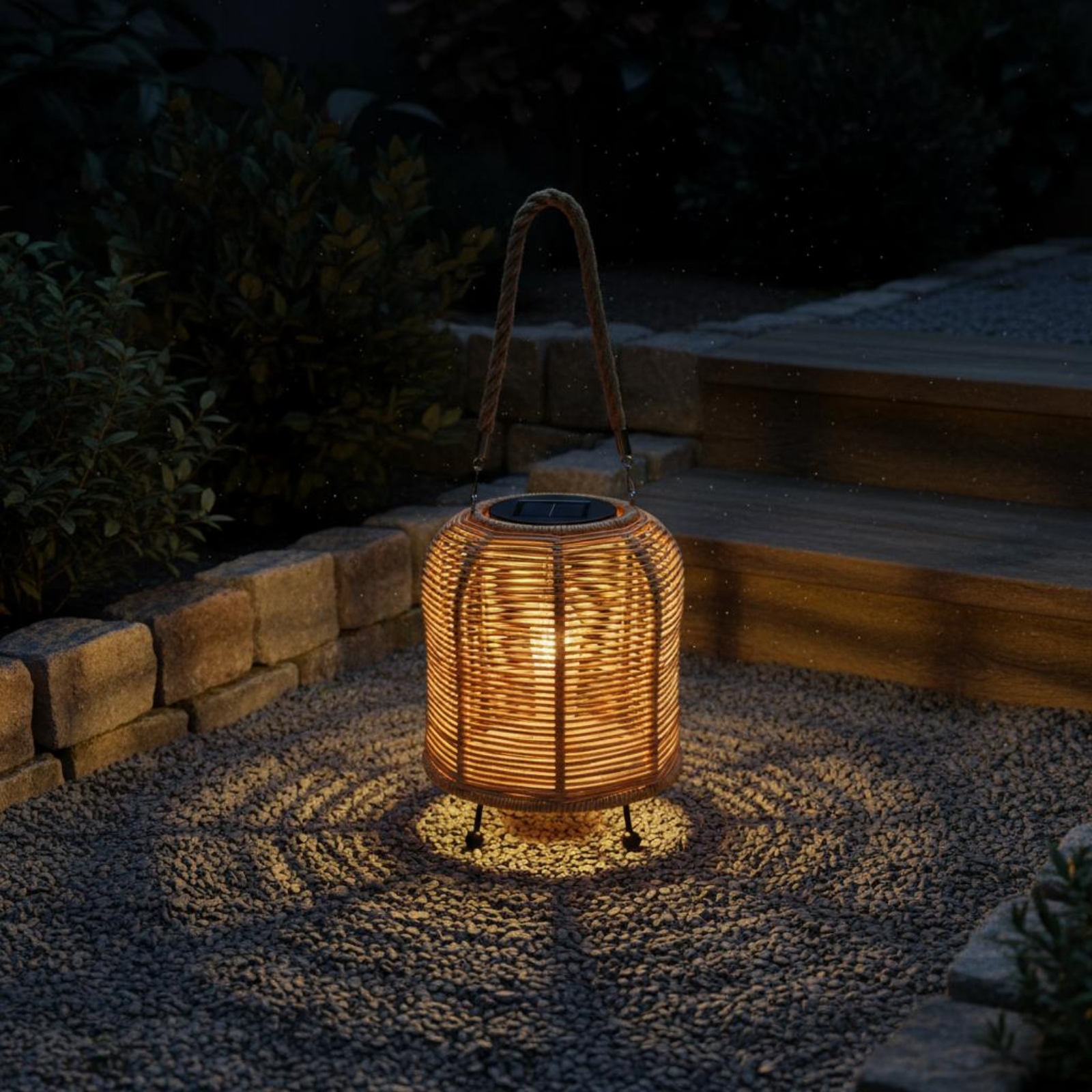 Handwoven Solar Lantern Warm L – Lighting Decoration Outdoor recenzja i cena