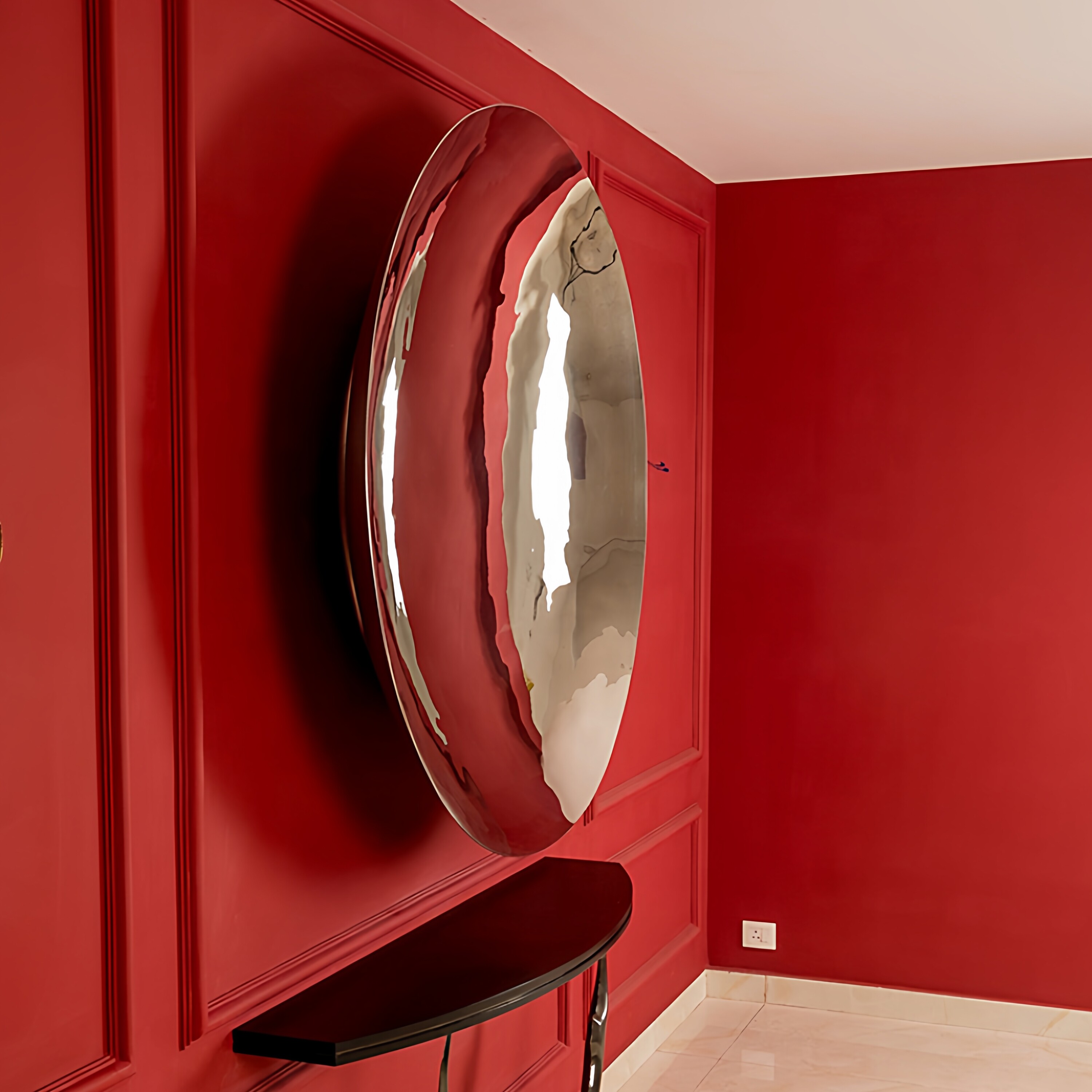 Stainless steel circular paint – Lighting Metal Wall Decor recenzja i cena
