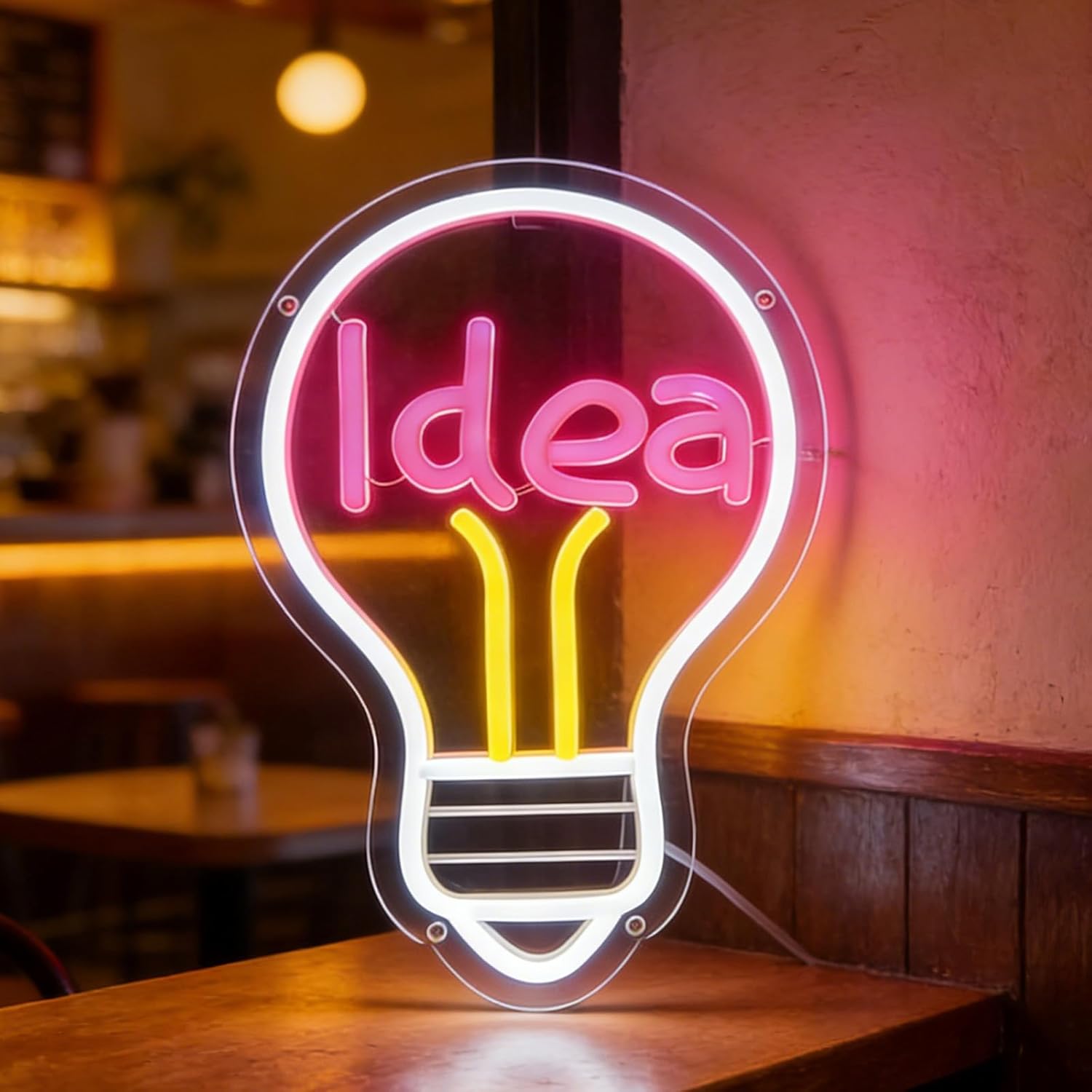 Idea Neon Sign USB Powered LED – Outdoor Lighting Decor Ideas recenzja i cena
