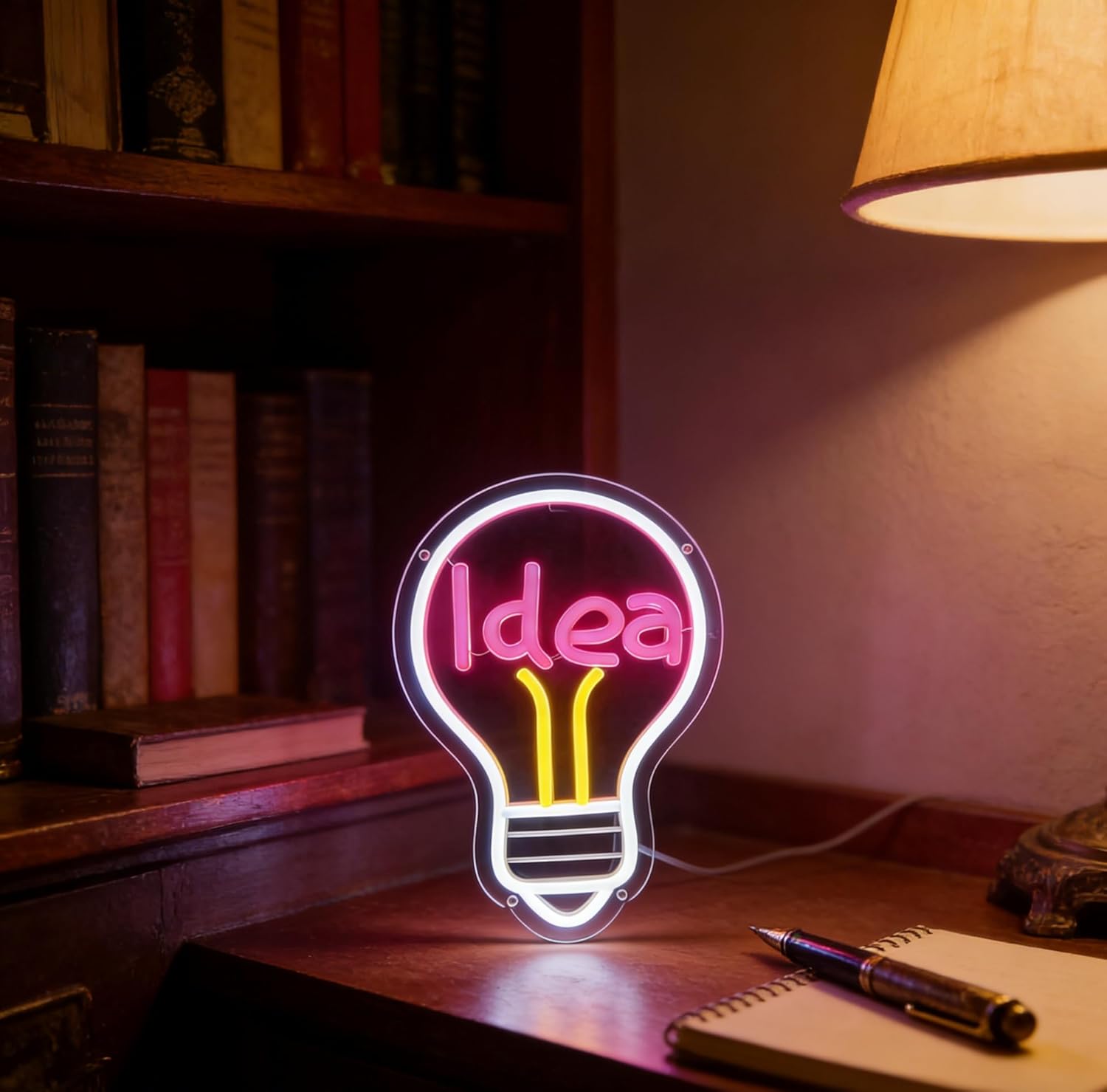 Idea Neon Sign USB Powered LED – Outdoor Lighting Decor Ideas recenzja i cena