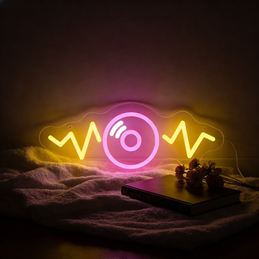 Sound Wave LED Neon Sign for B – Outdoor Lighting Decor Wow recenzja i cena