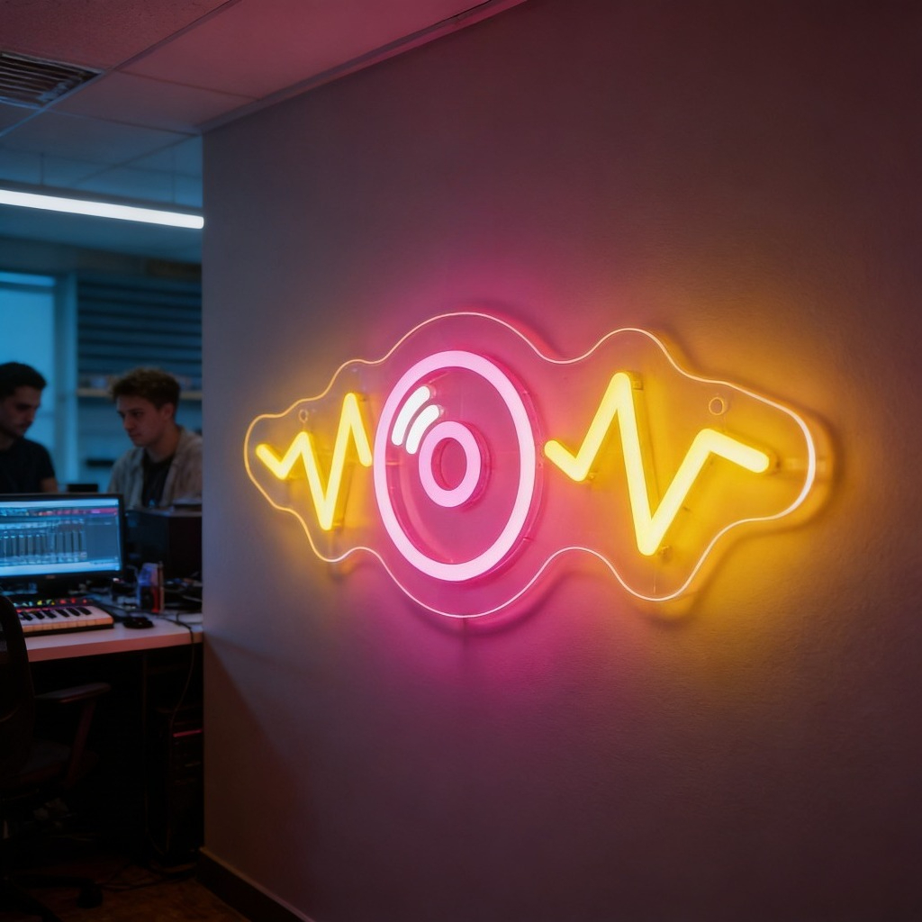 Sound Wave LED Neon Sign for B – Outdoor Lighting Decor Wow recenzja i cena