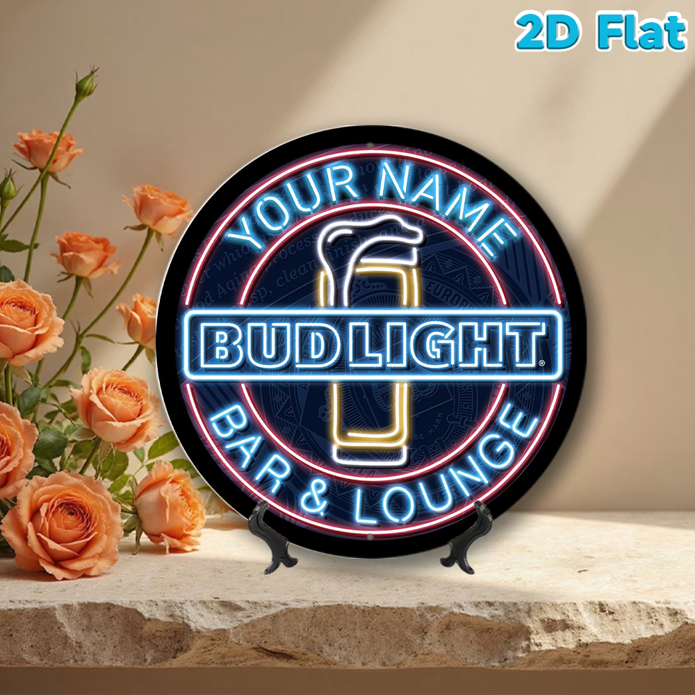 Custom Name Bud Light Bar and  – Lighting Metal Wall Decor recenzja i cena