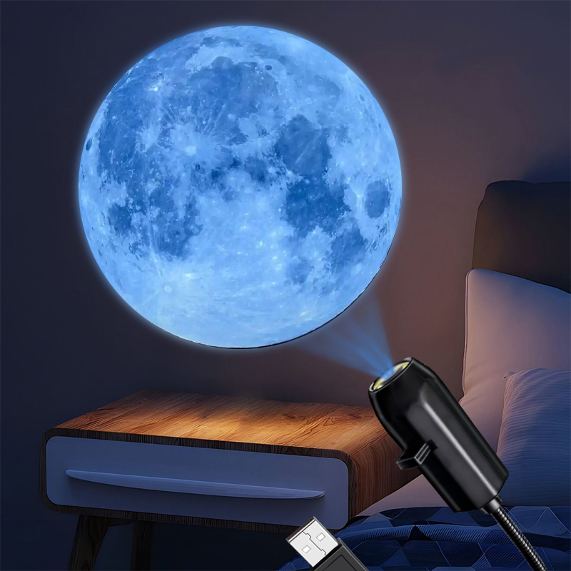 USB Ceiling Moon Earth Project – Sunset Lamp Projection recenzja i cena