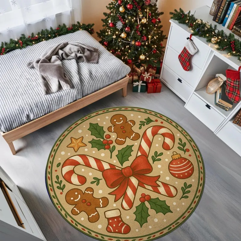 3D Christmas Village Rug Winte – Outdoor Lighting Decor Ideas recenzja i cena