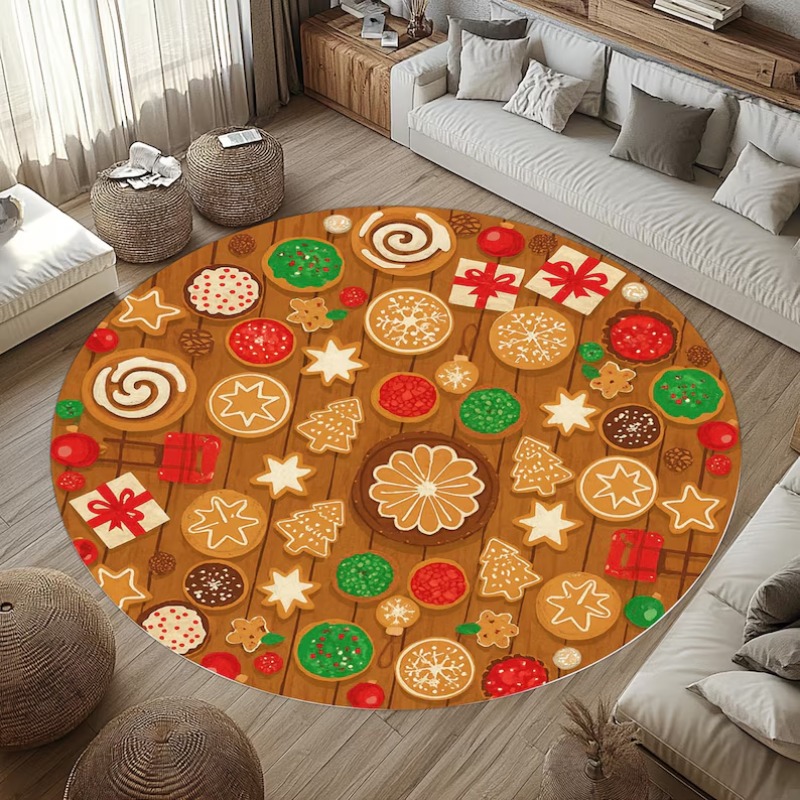 3D Christmas Village Rug Winte – Outdoor Lighting Decor Ideas recenzja i cena