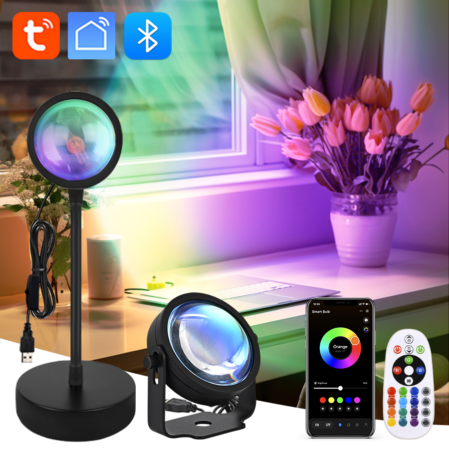 Smart Sunset Lamp Tuya USB Sun – Sunset Lamp Projection recenzja i cena
