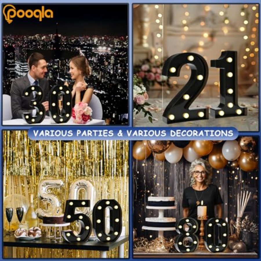 Decorative Led Light Up Number – Light Up Letters Marquee recenzja i cena