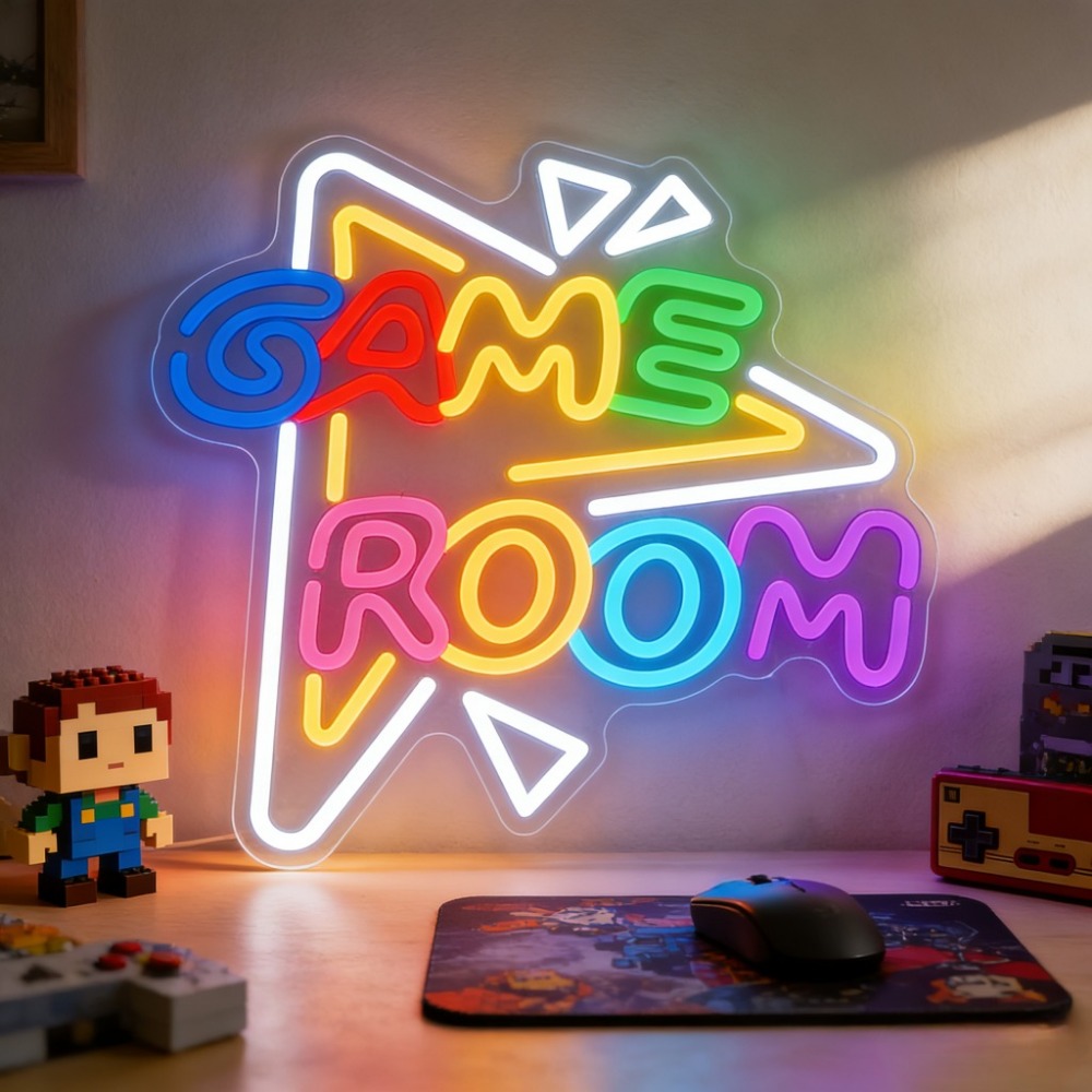 GAME ROOM LED Neon Sign Dimmab – Outdoor Lighting Decor Ideas recenzja i cena