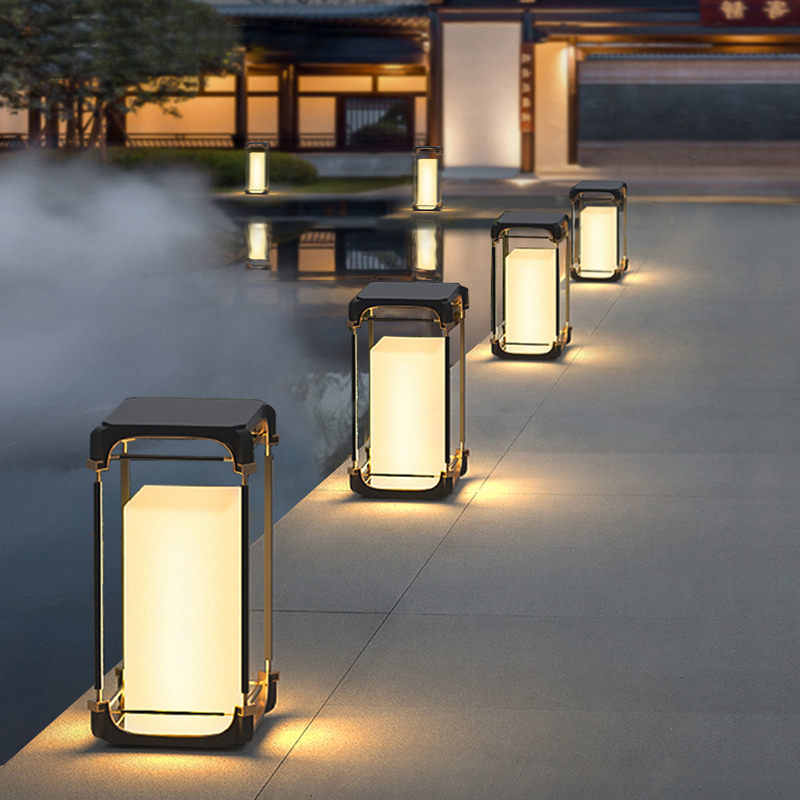 Luminous floor lamp courtyard  – Lighting Decoration Outdoor recenzja i cena