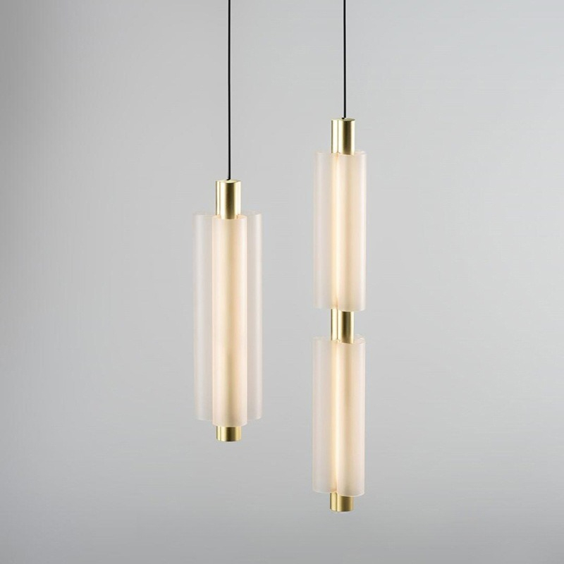 Modern Long Acrylic Pendant Li – Lighting Metal Wall Decor recenzja i cena