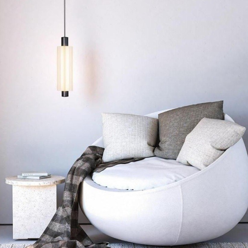 Modern Long Acrylic Pendant Li – Lighting Metal Wall Decor recenzja i cena