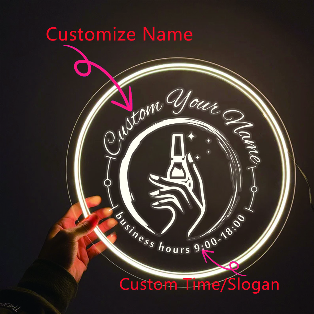 1PC Round Shape Nail Art Theme – Lighting Decoration Wedding recenzja i cena