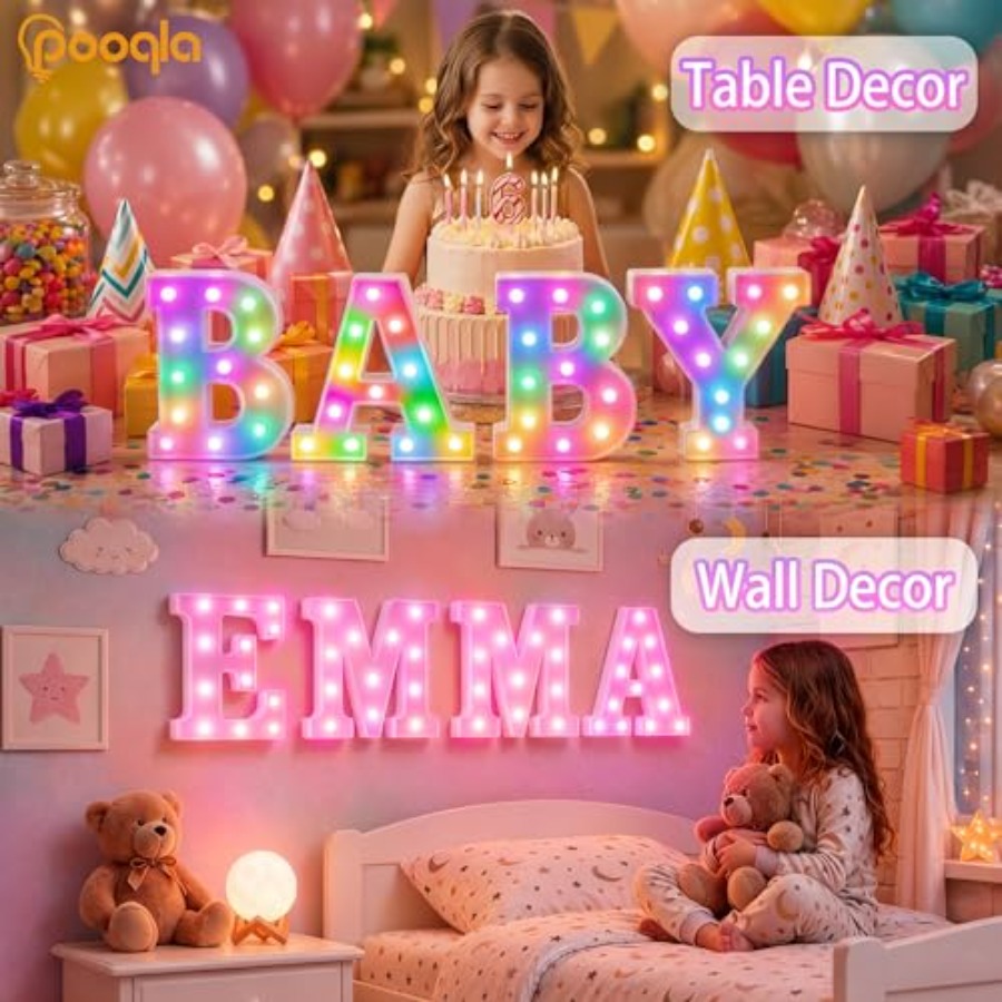 Colorful LED marquee letter li – Light Up Letters Marquee recenzja i cena