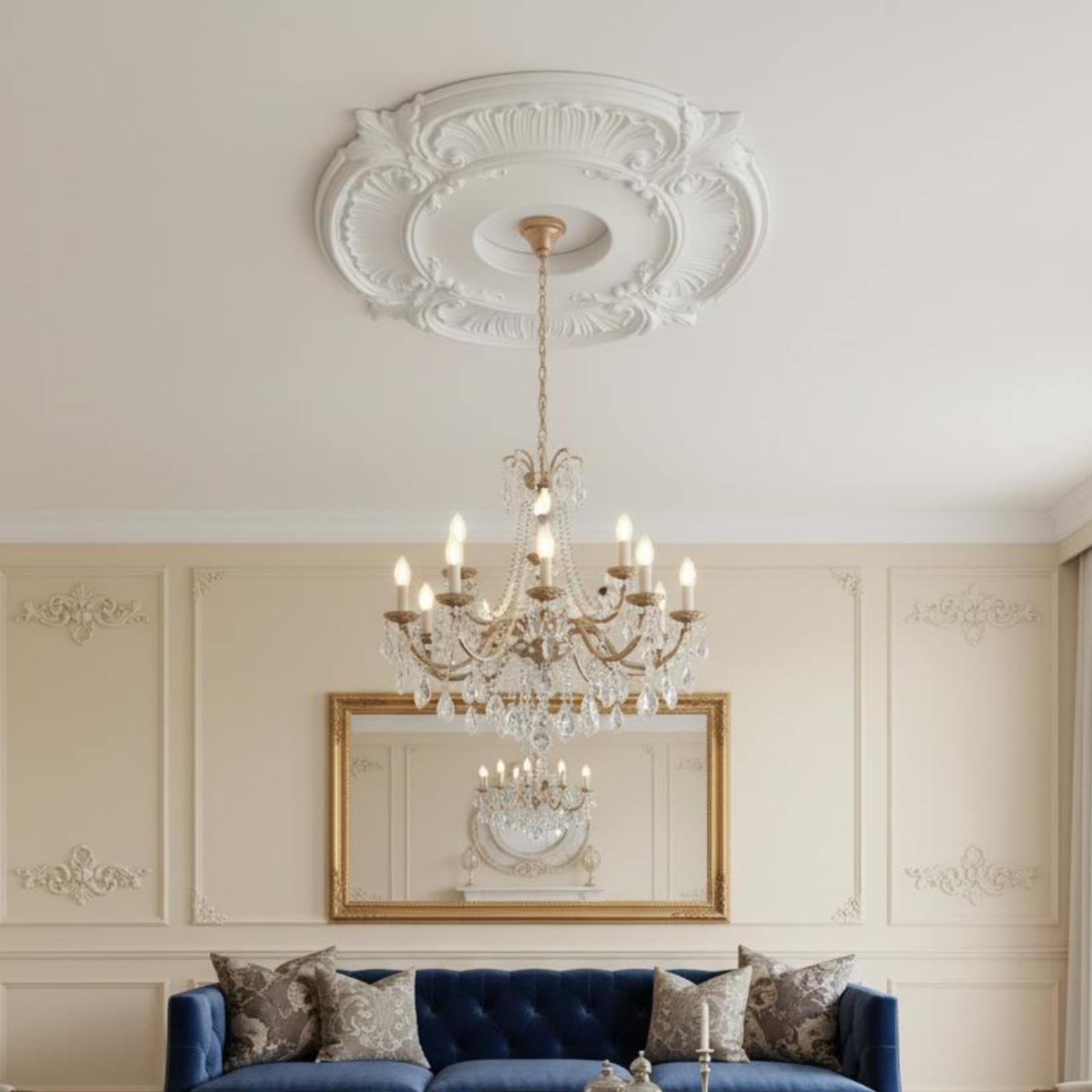 Round PU Ceiling Medallion Fre – Decor Lighting & Decor Fires recenzja i cena