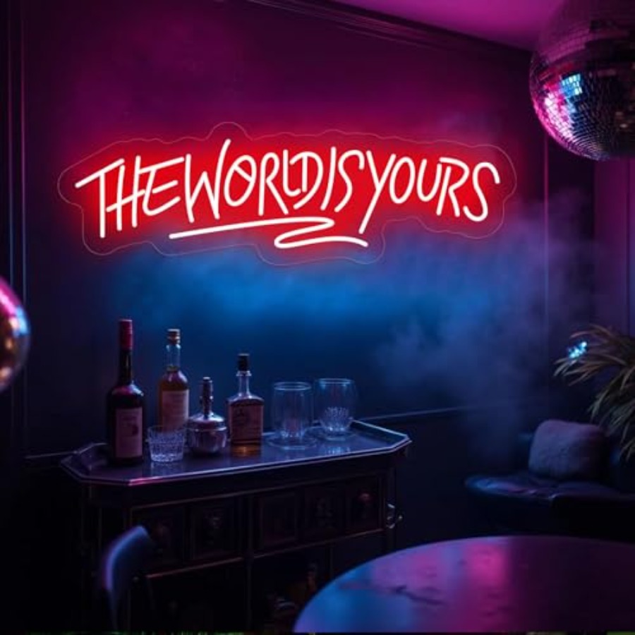 The World Is Yours Neon Sign f – Lighting Decoration Wedding recenzja i cena
