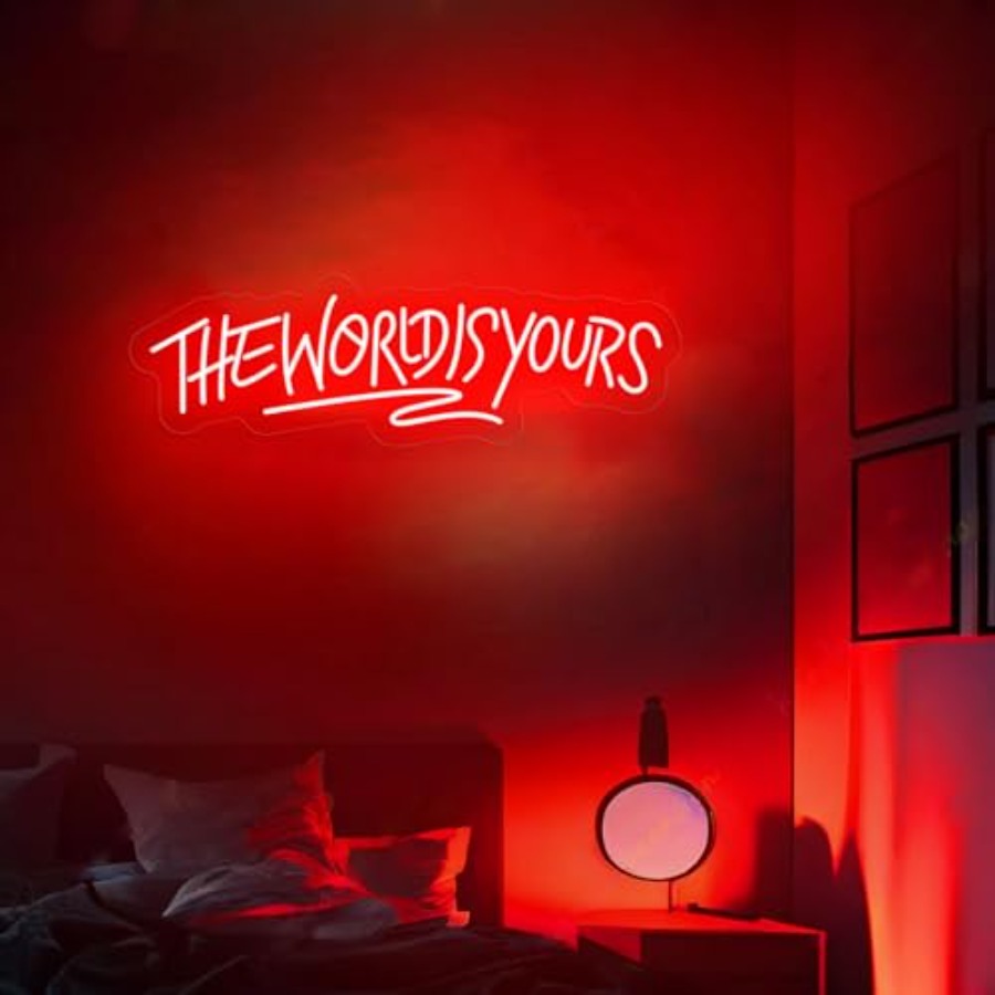 The World Is Yours Neon Sign f – Lighting Decoration Wedding recenzja i cena