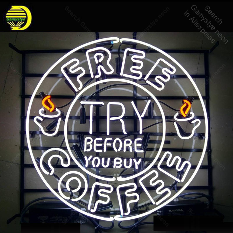 NEON SIGN For Free Coffee Shop – Decor Lighting India recenzja i cena