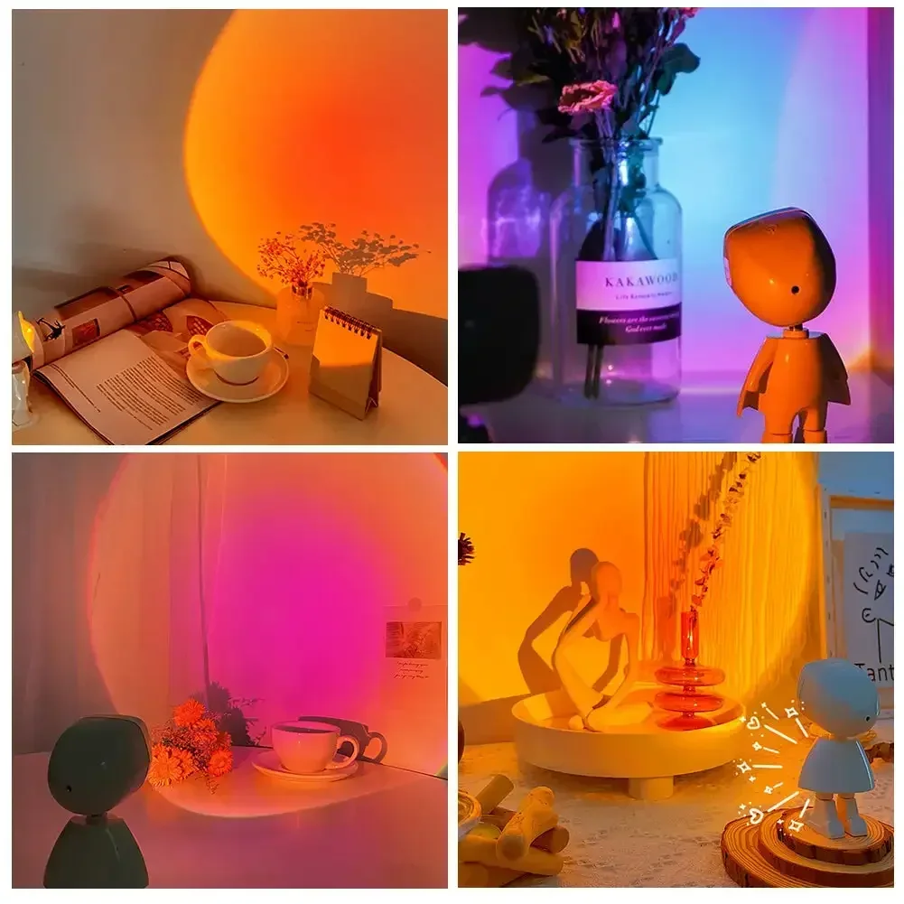 Rechargeable Astronaut Robot T – Sunset Lamp Projection recenzja i cena