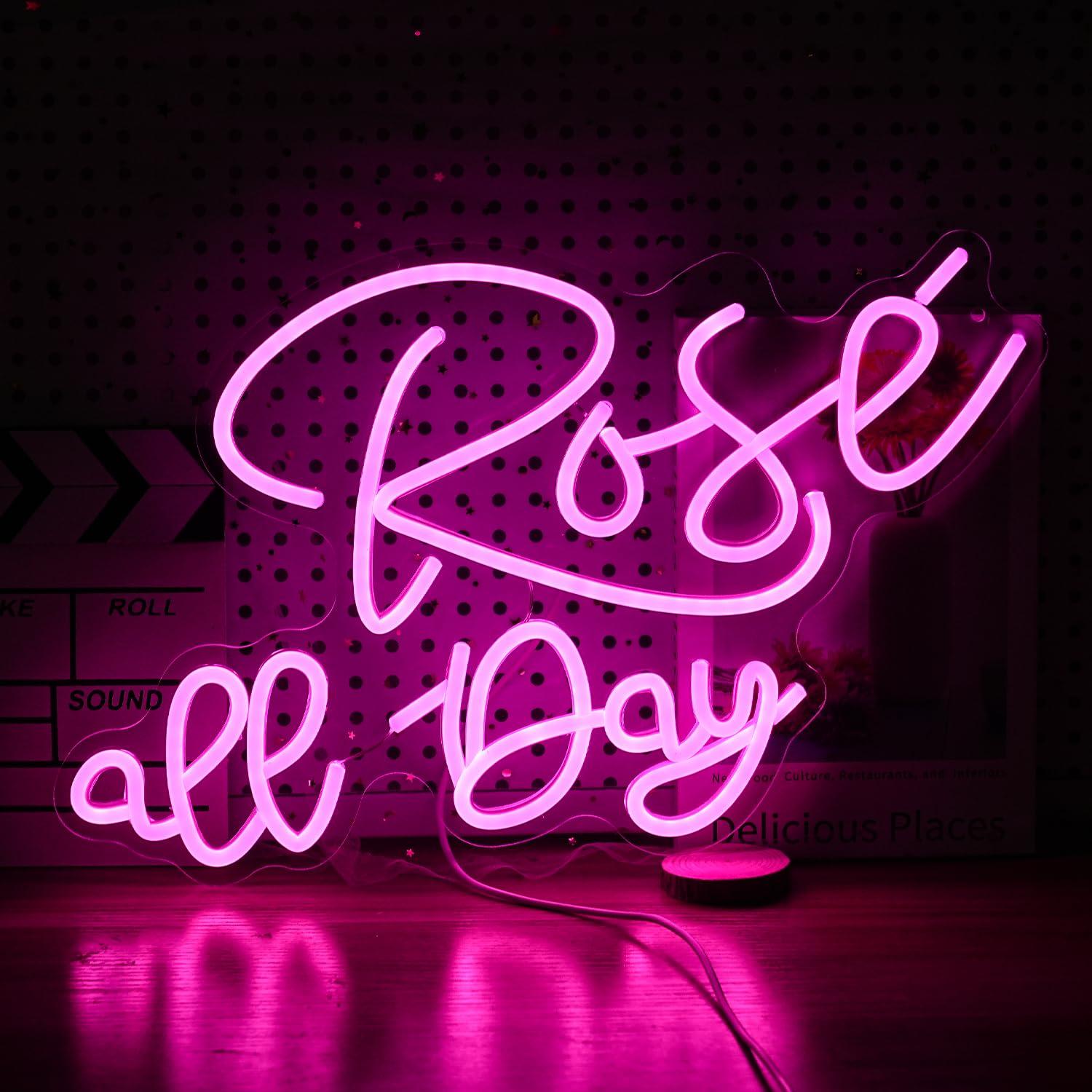 Rose All Day Neon Sign Dimmabl – Lighting Decoration Wedding recenzja i cena