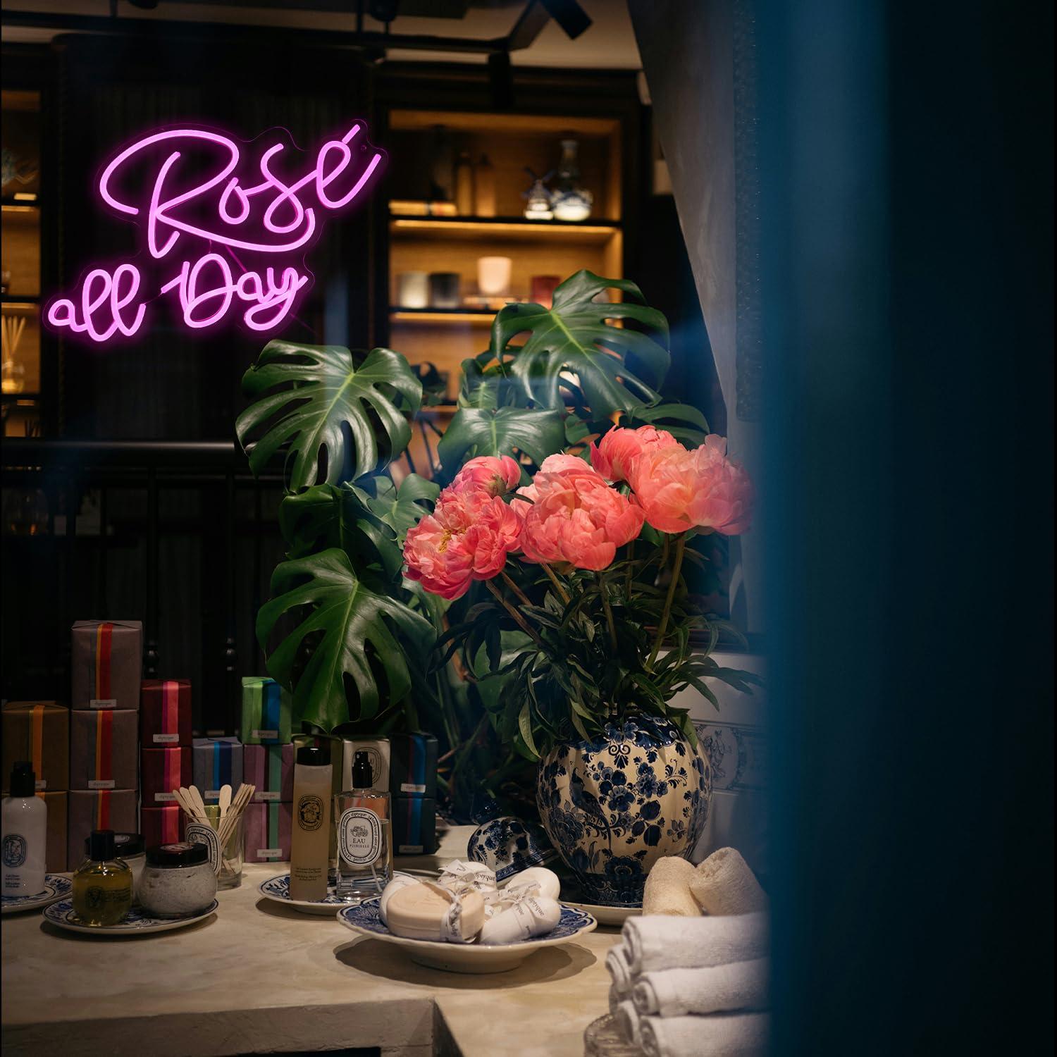 Rose All Day Neon Sign Dimmabl – Lighting Decoration Wedding recenzja i cena