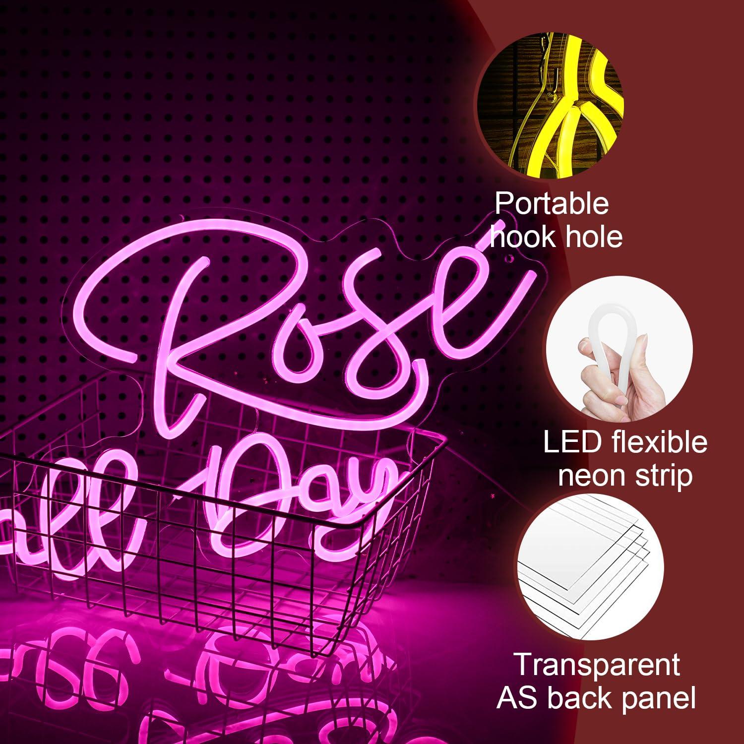 Rose All Day Neon Sign Dimmabl – Lighting Decoration Wedding recenzja i cena