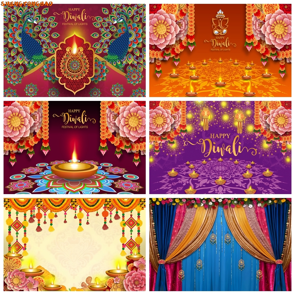 Happy Diwali Backdrop for Phot – Decor Lighting India recenzja i cena