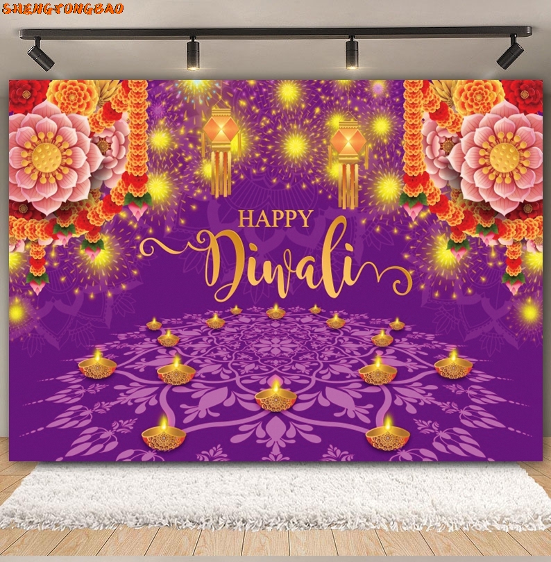 Happy Diwali Backdrop for Phot – Decor Lighting India recenzja i cena