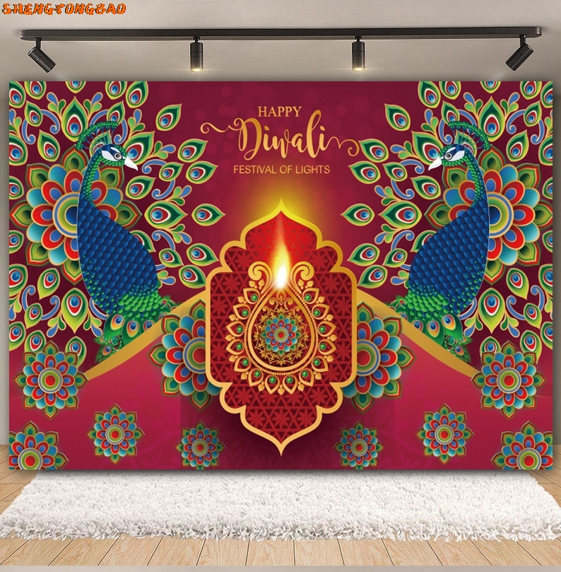 Happy Diwali Backdrop for Phot – Decor Lighting India recenzja i cena