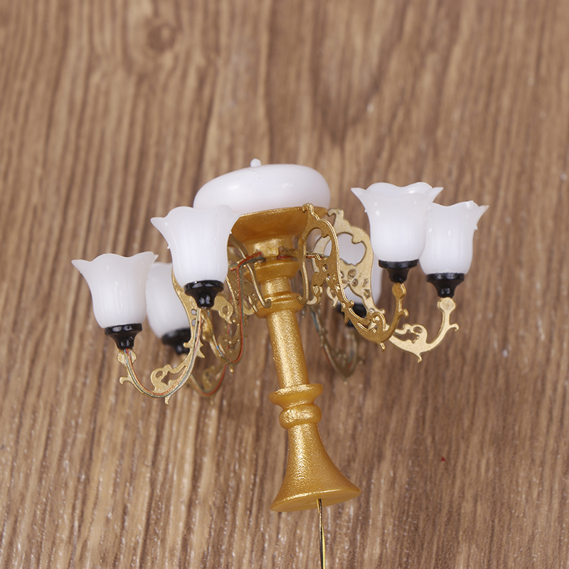 **1PC Mini Dollhouse Ceiling L – Lighting Metal Wall Decor recenzja i cena