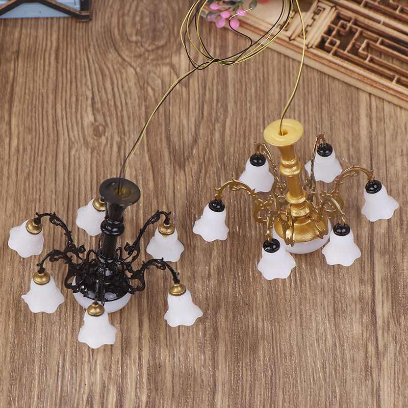 **1PC Mini Dollhouse Ceiling L – Lighting Metal Wall Decor recenzja i cena